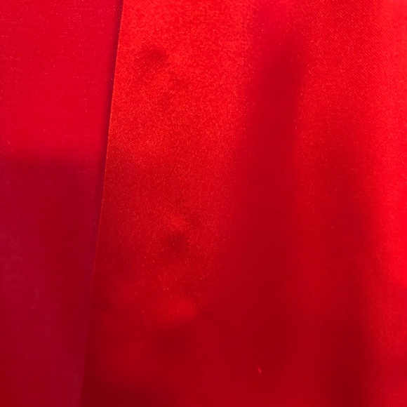 DYNAMITE Callie Wrap Satin cropped blouse - Picture 5 of 7